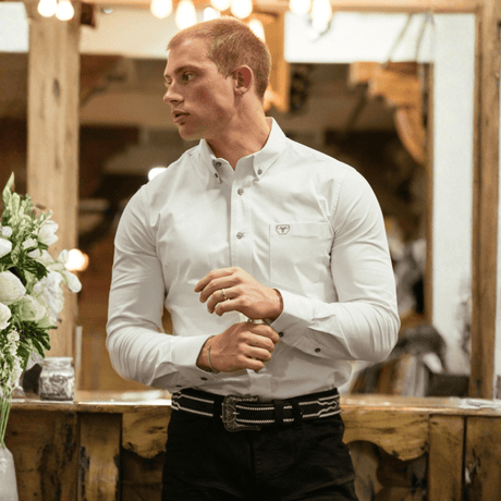 Camisa Platini Single Pocket Blanca