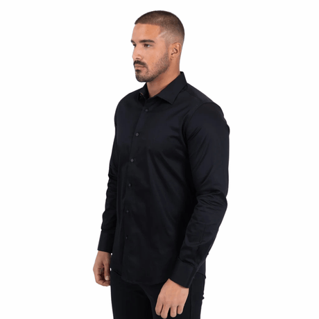 Camisa Platini Satin Plaid Cuff Detail