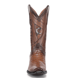 Vista frontal donde se aprecia la punta cuadrada y el diseño central.