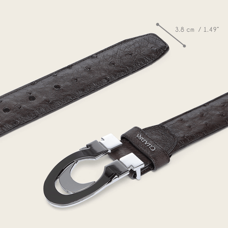 Cinturon Cuadra Ternera Inca Chocolate