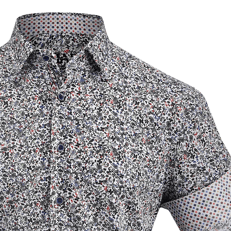 Camisa Cuadra Multicolor Paisley Print