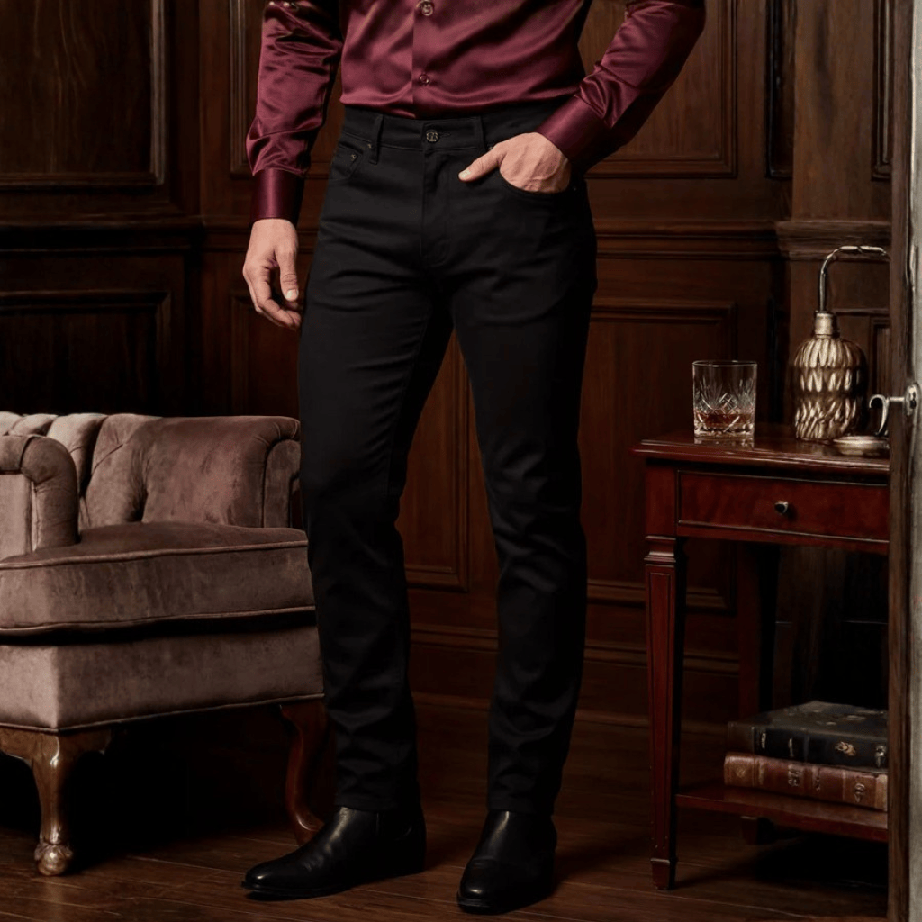 Pantalón Barabas Negro Montclair