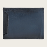 Vista trasera con piel lisa y costuras finas de acabado artesanal.