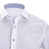 Camisa Cuadra White Linen