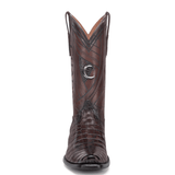 Vista frontal donde se aprecia la punta cuadrada y el diseño central.