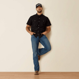 Camisa Ariat FrontierTough Negro