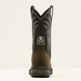 Vista trasera de la caña con logo Ariat.