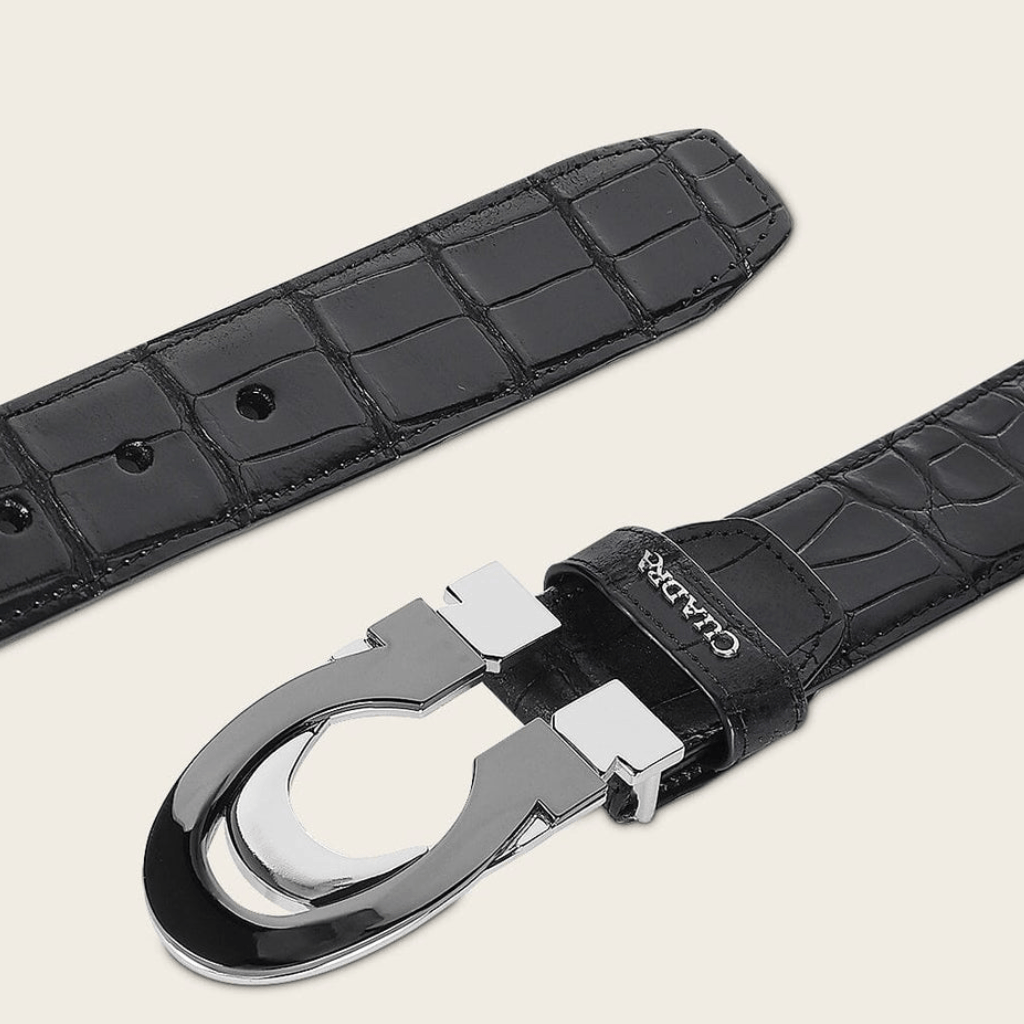 Cinturón Cuadra Gran Duque Alligator Black