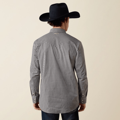 Camisa Ariat Pro Willis Black Checkered Plaid