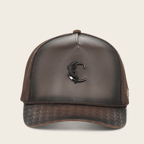 Gorra Cuadra Alligator Trucker Café