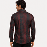 Camisa Platini Merlot Paisley