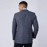 Vienna Rhinestone Grey Blazer