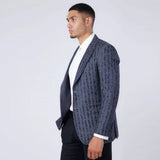 Vienna Rhinestone Grey Blazer