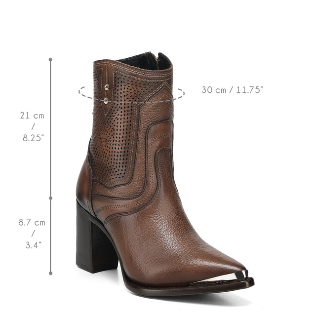 Cuadra Santana Ankle Boot – Honey