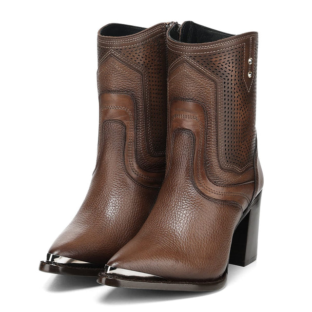 Cuadra Santana Ankle Boot – Honey