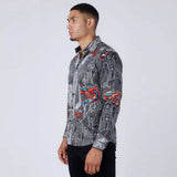 Breechquilt Rhinestone Long Sleeve Shirt