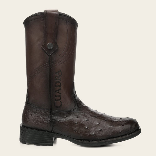 Cuadra Torino Ostrich Cowboy Boot – Tobacco