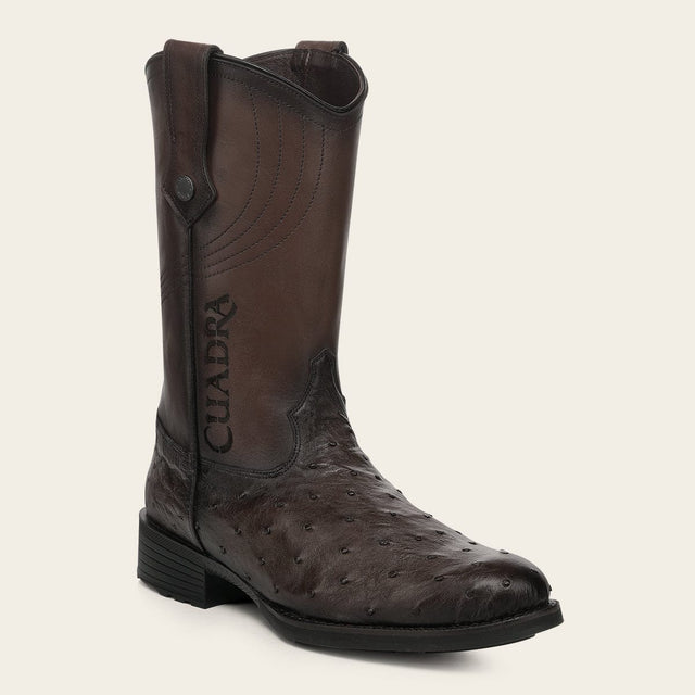 Cuadra Torino Ostrich Cowboy Boot – Tobacco