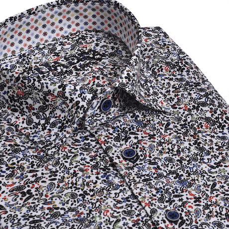Camisa Cuadra Multicolor Paisley Print