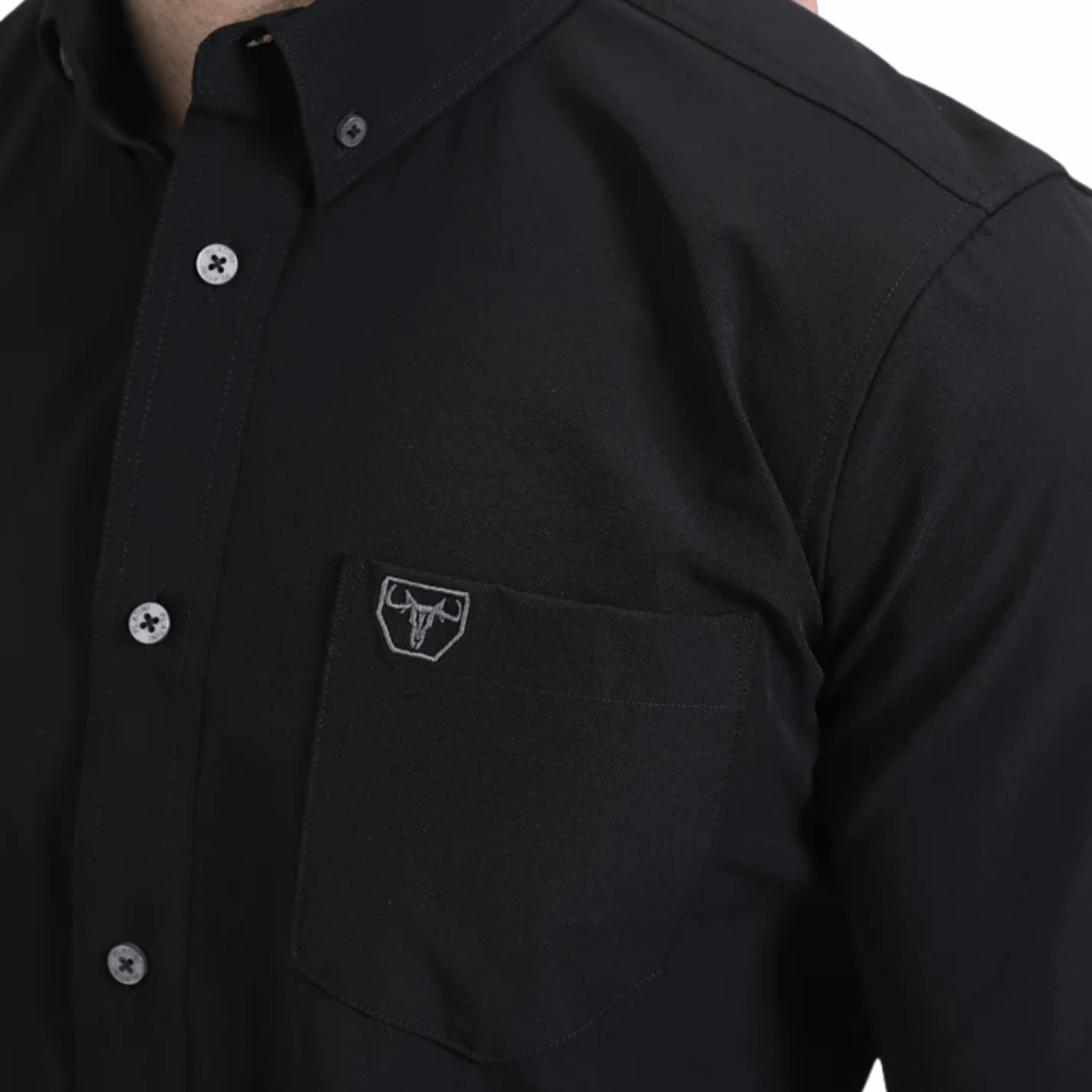 Camisa Platini Performance Solid Long Sleeve