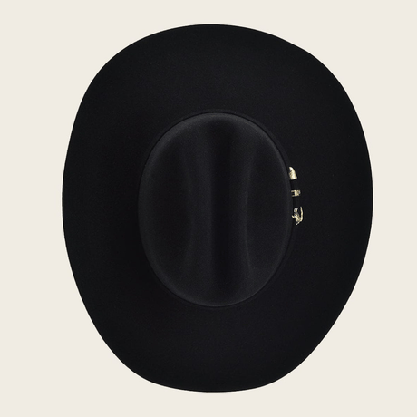 Parte superior del sombrero vista desde arriba.