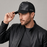 Gorra Cuadra Stingray Trucker Negra