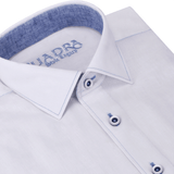 Camisa Cuadra White Linen