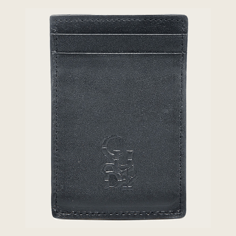 Vista al tarjetero con logotipo Cuadra.