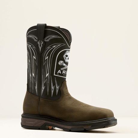 Bota vista de perfil derecho.