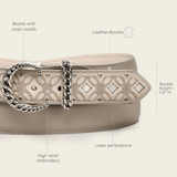 Cinturón Cuadra Austria Beige