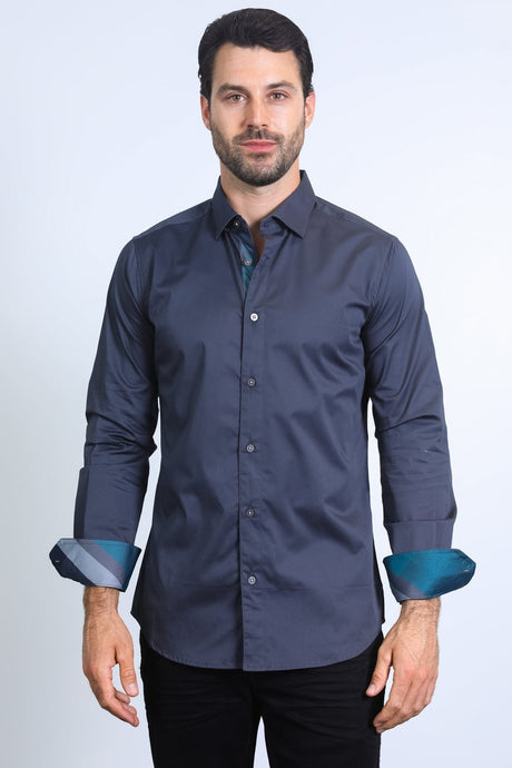 Camisa Platini Lisa Charcoal