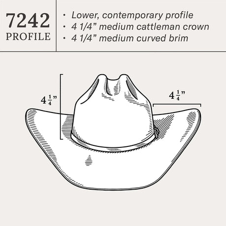 Texana Stetson Skyline 6x Silverbelly