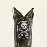 Vista frontal de la bota mostrando la caña.