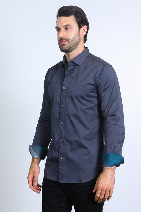 Camisa Platini Lisa Charcoal