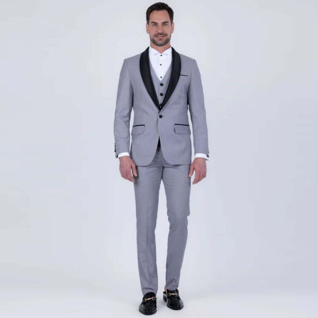 Traje Barabas Vadim Tuxedo Habor Mist Negro