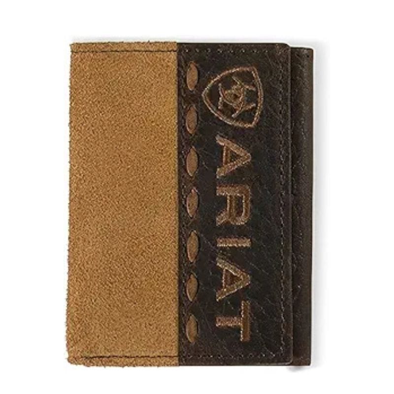 Cartera Ariat Triple Roughout Cocodrilo Cafe