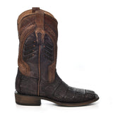Bota Vaquera Brown Caiman