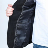 saco faux suade