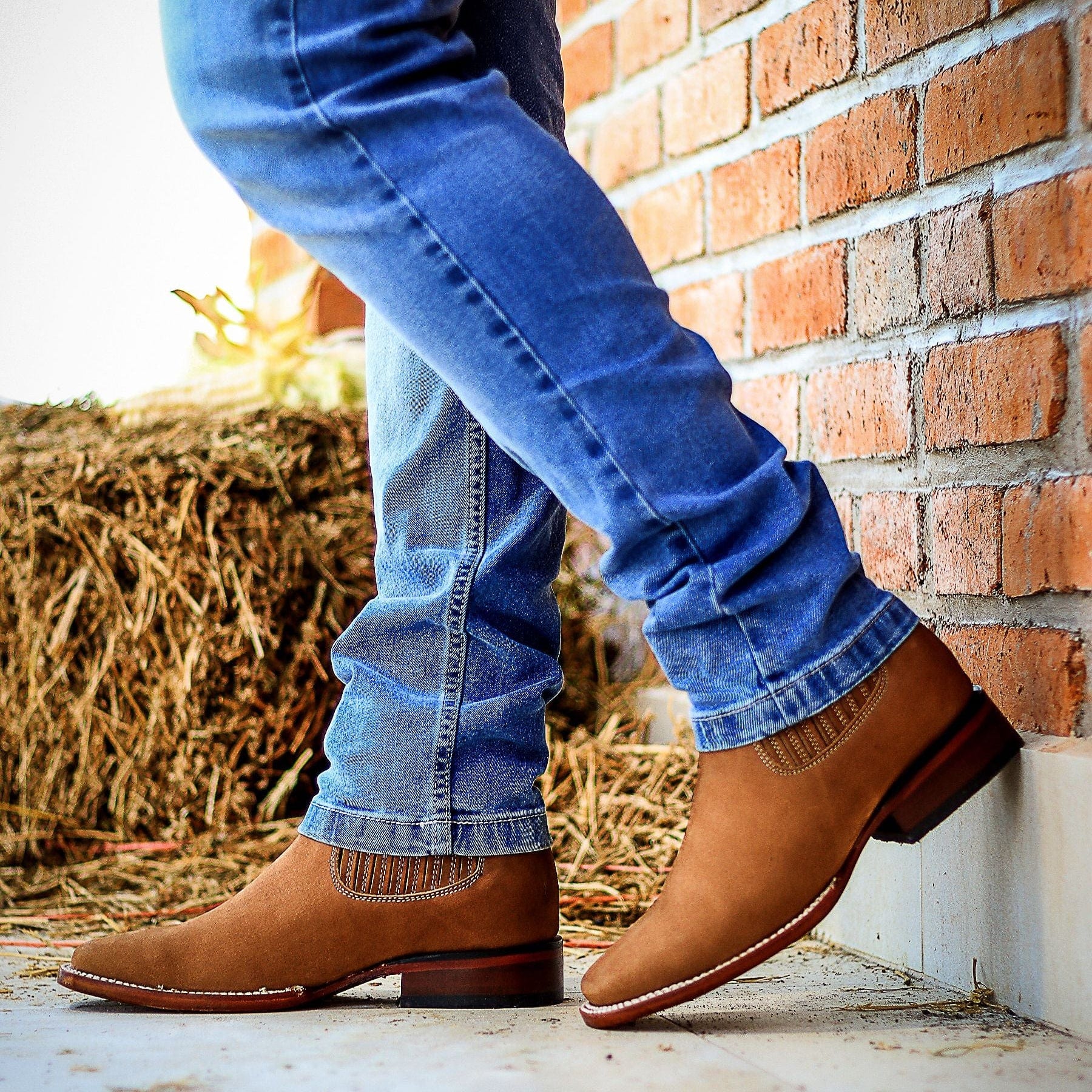 Bota Vaquera Botines Tejanos Hombre Vaqueros Como Usar Botines Con