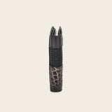 Cartera Cuadra Oxford Alligator Blackline