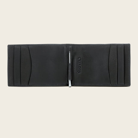 Cartera Cuadra Alligator Blue Dominion