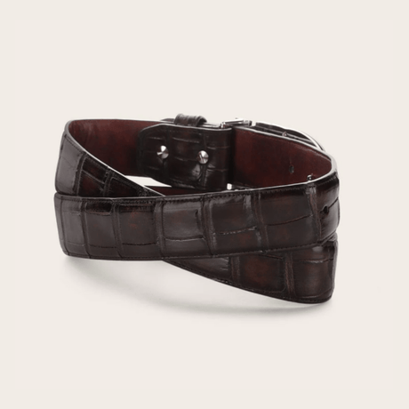 Cinturón Gran Duque Alligator Chocolate