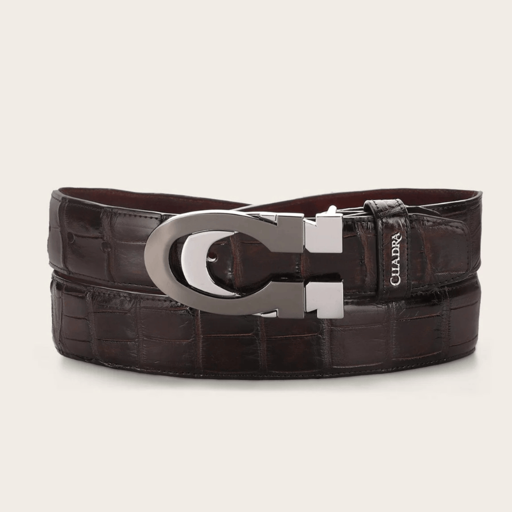 Cinturón Gran Duque Alligator Chocolate
