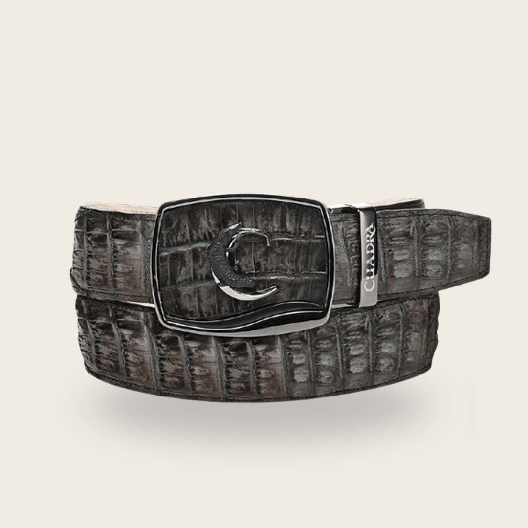 Cinturón Cuadra Grey Caiman Dominion