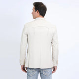 Saco Vaquero Doble Boton Beige