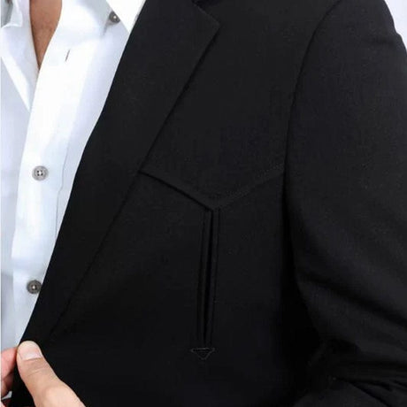 Saco Vaquero Doble Boton Negro