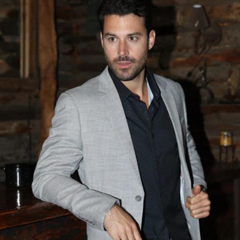 Saco Vaquero Modern Fit Stretch Date Noche Gris