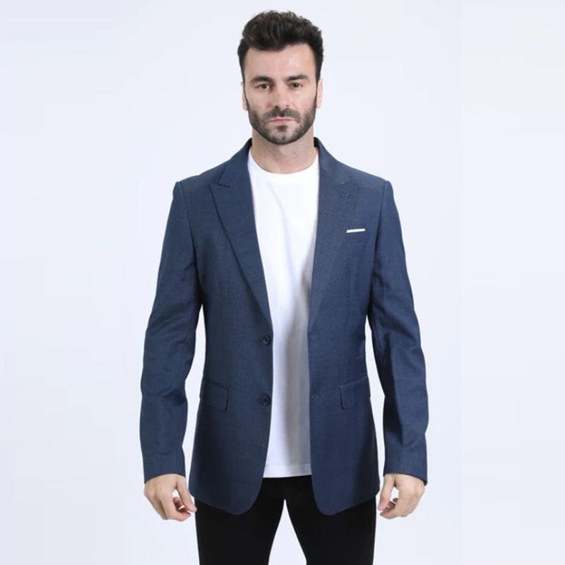 Saco Vaquero Modern Fit Stretch Azul