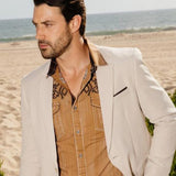 Saco Vaquero Modern Fit Stretch Date Noche Beige