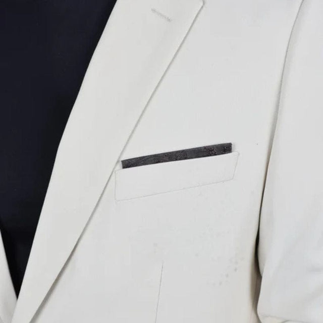 Platini Modern Fit Stretch Date Noche Western Blazer – Beige